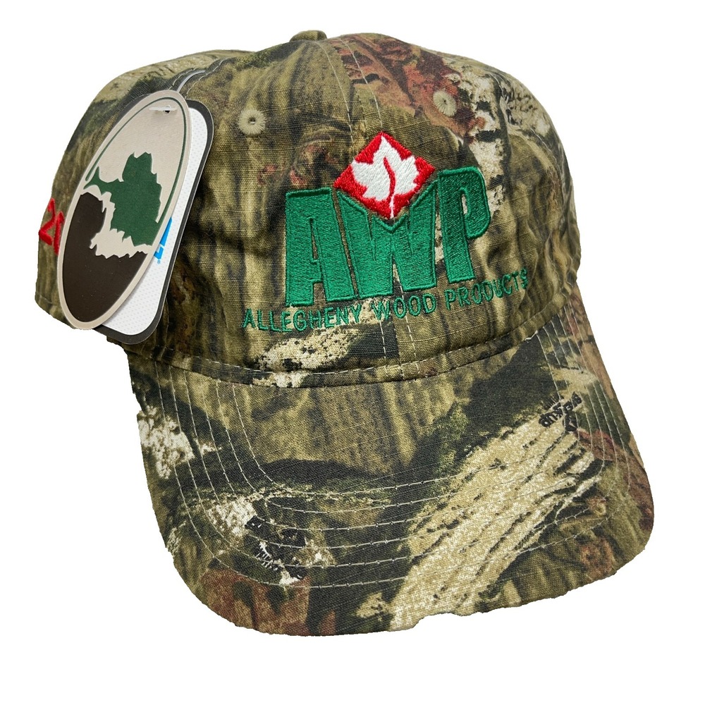 Allegheny Wood‎ Products Hat Cap Realtree Camo Strap Back Dad Hunting AWP Adult